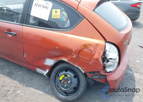 2009 Hyundai Accent Gs из США, поврежденный, VIN KMHCM36C19U115633